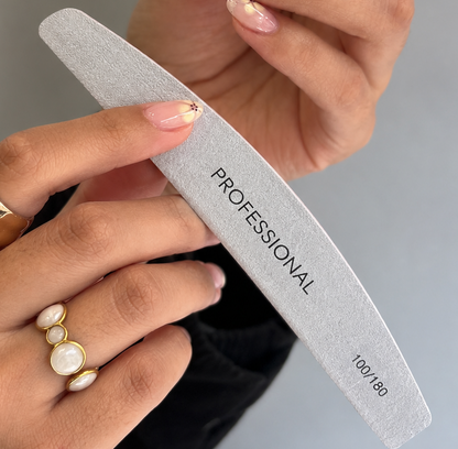 Pack 5 Limas Profesionales para Manicura y Pedicura 100/180 180/240